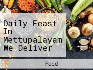 Daily Feast In Mettupalayam We Deliver Food In Your Door Step