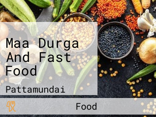Maa Durga And Fast Food