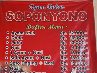 Ayam Bakar Soponyono Muncul