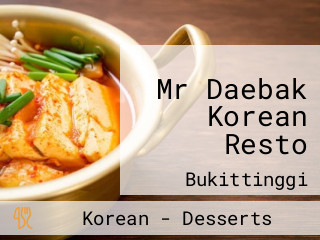 Mr Daebak Korean Resto