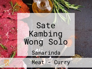 Sate Kambing Wong Solo