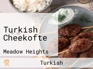 Turkish Cheekofte