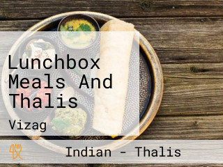 Lunchbox Meals And Thalis