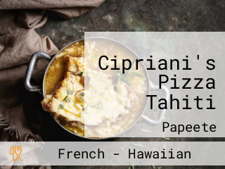 Cipriani's Pizza Tahiti