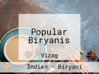 Popular Biryanis