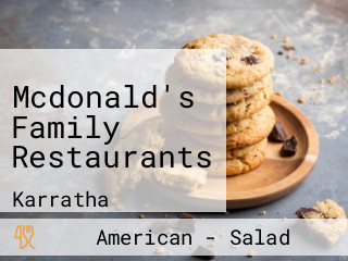 Mcdonald's Family Restaurants