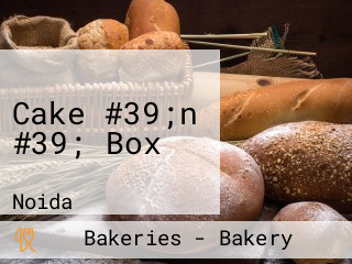 Cake #39;n #39; Box