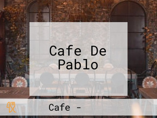 Cafe De Pablo