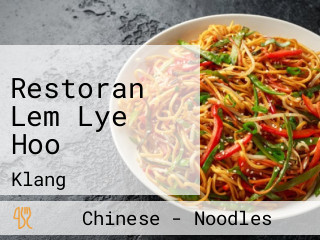 Restoran Lem Lye Hoo