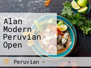 Alan Modern Peruvian Open
