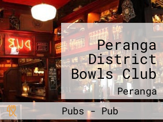 Peranga District Bowls Club