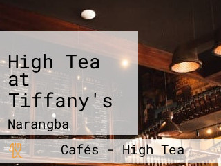 High Tea at Tiffany's