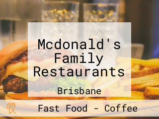 Mcdonald's Family Restaurants