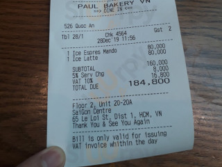 Paul Bakery Vietnam