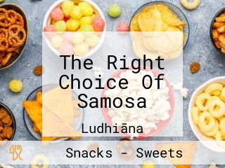 The Right Choice Of Samosa