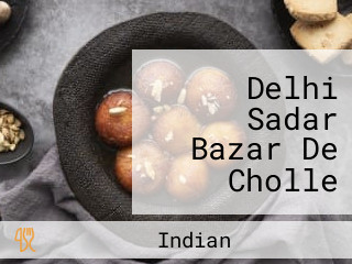 Delhi Sadar Bazar De Cholle Bhature (partap Chowk