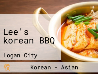 Lee's korean BBQ