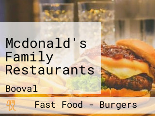 Mcdonald's Family Restaurants