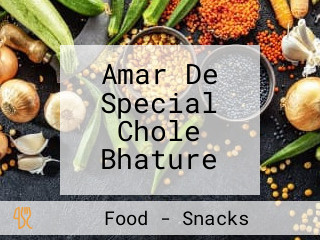 Amar De Special Chole Bhature