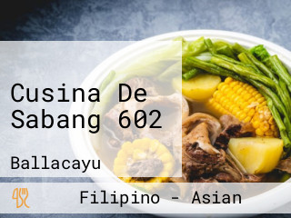 Cusina De Sabang 602