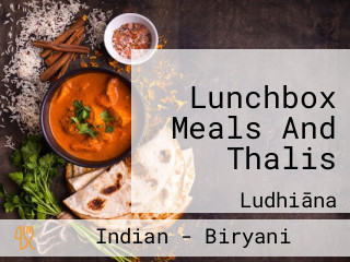 Lunchbox Meals And Thalis