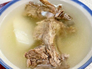 Cabbage Rice And Pork Rib Soup