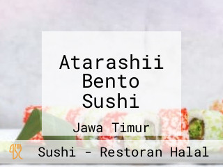 Atarashii Bento Sushi