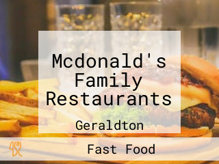 Mcdonald's Family Restaurants