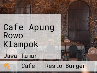 Cafe Apung Rowo Klampok