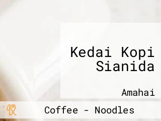 Kedai Kopi Sianida