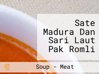 Sate Madura Dan Sari Laut Pak Romli