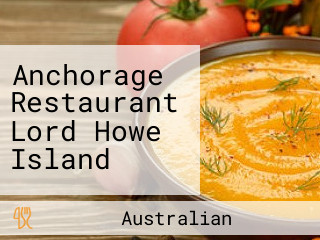 Anchorage Restaurant Lord Howe Island