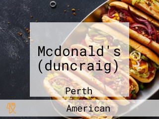 Mcdonald's (duncraig)