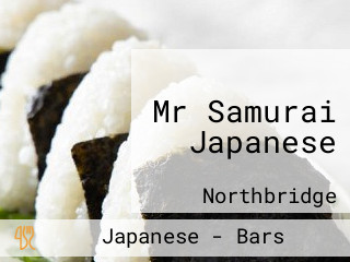 Mr Samurai Japanese