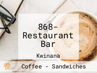 868- Restaurant Bar