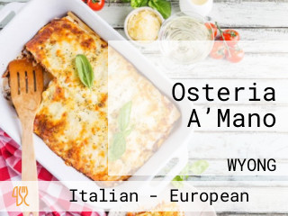 Osteria A’Mano