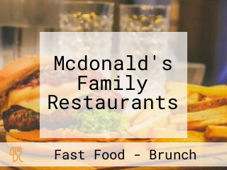 Mcdonald's Family Restaurants