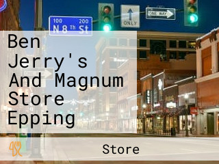 Ben Jerry's And Magnum Store Epping