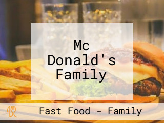 Mc Donald's Family