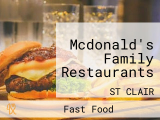 Mcdonald's Family Restaurants