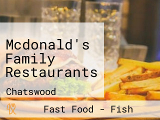 Mcdonald's Family Restaurants