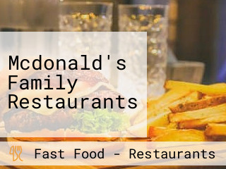 Mcdonald's Family Restaurants