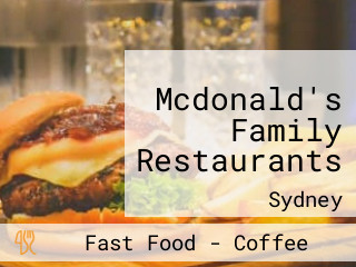 Mcdonald's Family Restaurants