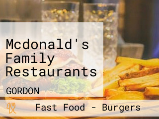 Mcdonald's Family Restaurants