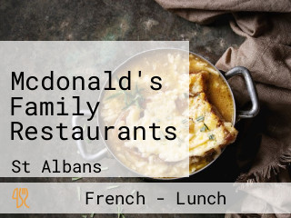 Mcdonald's Family Restaurants