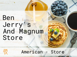 Ben Jerry's And Magnum Store