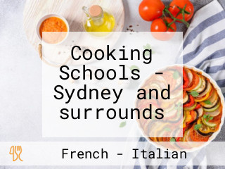 Cooking Schools - Sydney and surrounds