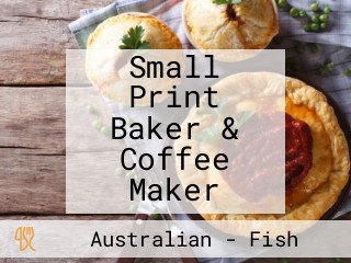 Small Print Baker & Coffee Maker