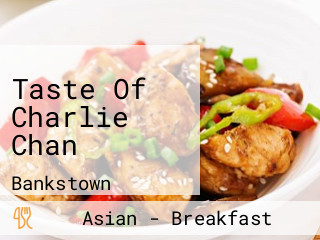 Taste Of Charlie Chan