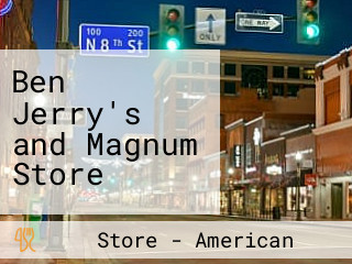 Ben Jerry's and Magnum Store